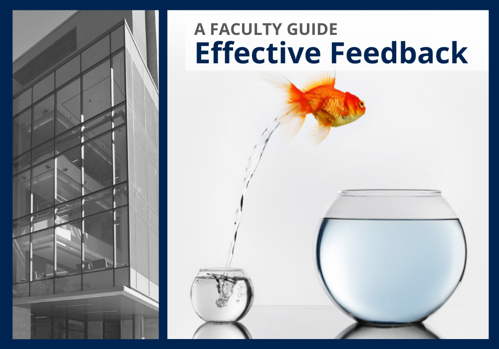 Effective Feedback - A Faculty Guide